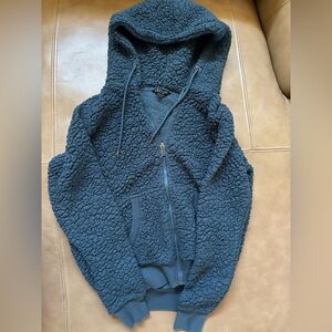 Andrew Marc Blue Teddy Jacket
